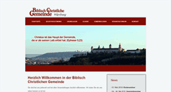 Desktop Screenshot of bcg-wuerzburg.de